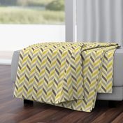 zigzag chevron gray on yellow small scale