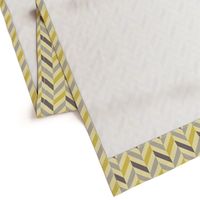 zigzag chevron gray on yellow small scale