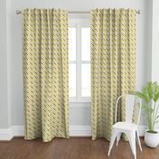 zigzag chevron gray on yellow small scale