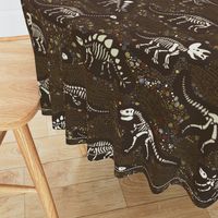 Dinosaur Fossils - Brown - Large