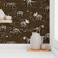 Dinosaur Fossils - Brown - Large