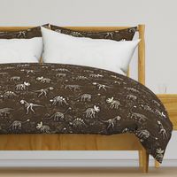 Dinosaur Fossils - Brown - Large