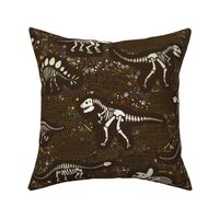 Dinosaur Fossils - Brown - Large