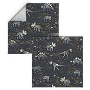 Dinosaur Fossils - grey - Large