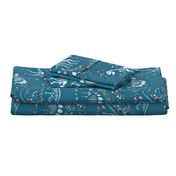 Dinosaur Fossils - Teal - Large scale