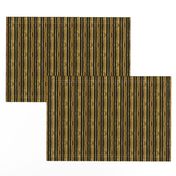 LG - Small Precious Metal Gold and Black Stripes