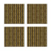 LG - Small Precious Metal Gold and Black Stripes