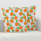 Orange Blossom Grove / Modlish Delish on Grey 