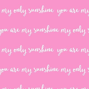 Sunshine - pink