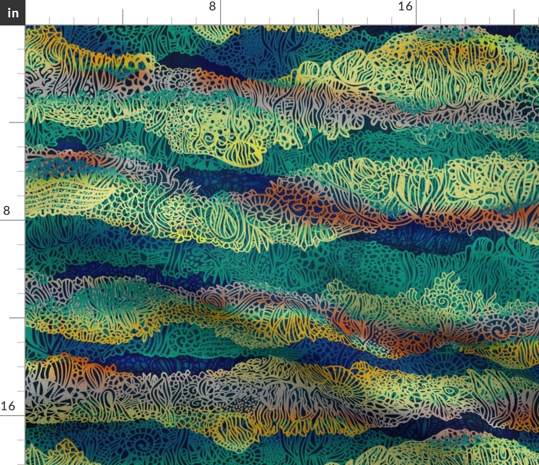 Fossil Strata Scaled Down