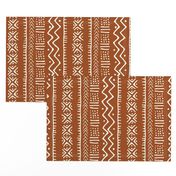 Mud Cloth II // Ivory on Golden Brown // Large