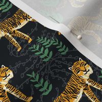 Safari Tiger - Turmeric/Kelly Green by Andrea Lauren