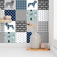 french bulldog pet quilt b dog breed fabric collection cheater quilt wholecloth