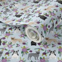 french bulldog pet quilt c dog breed fabric collection floral