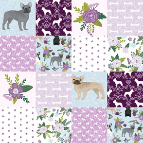 french bulldog pet quilt c dog breed fabric collection cheater quilt wholecloth
