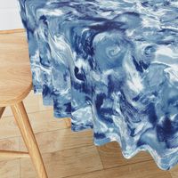 Marble Mist Blue White