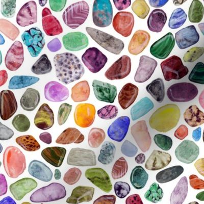 Watercolor Rock Collection