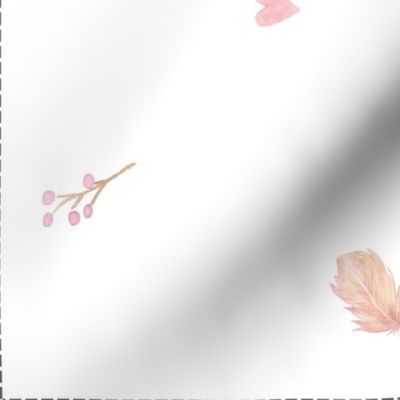 54"X36" MINKY PANEL Dream Catcher Blanket Panel – Dream Big Little One Pink Mint Aqua Feathers Baby Girl Crib Bedding GingerLous