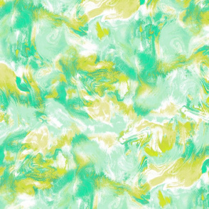 Marble Mist Mint Green and Mustard 