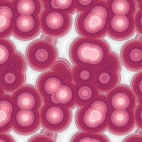 Pink and White Agate Pattern 