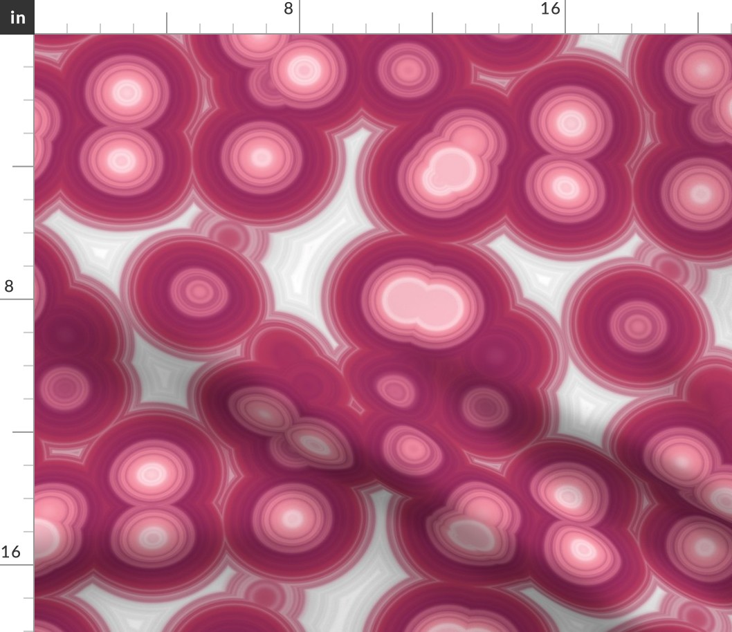 Pink and White Agate Pattern 