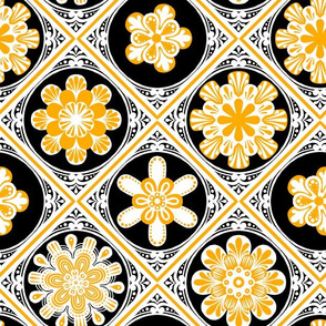 High Contrast Yellow Tiles 2