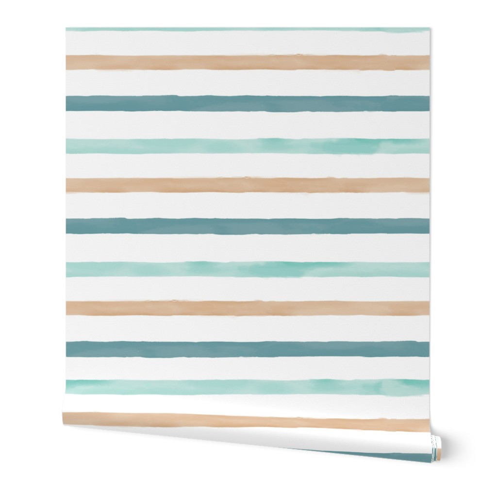 Thin Watercolor Stripe