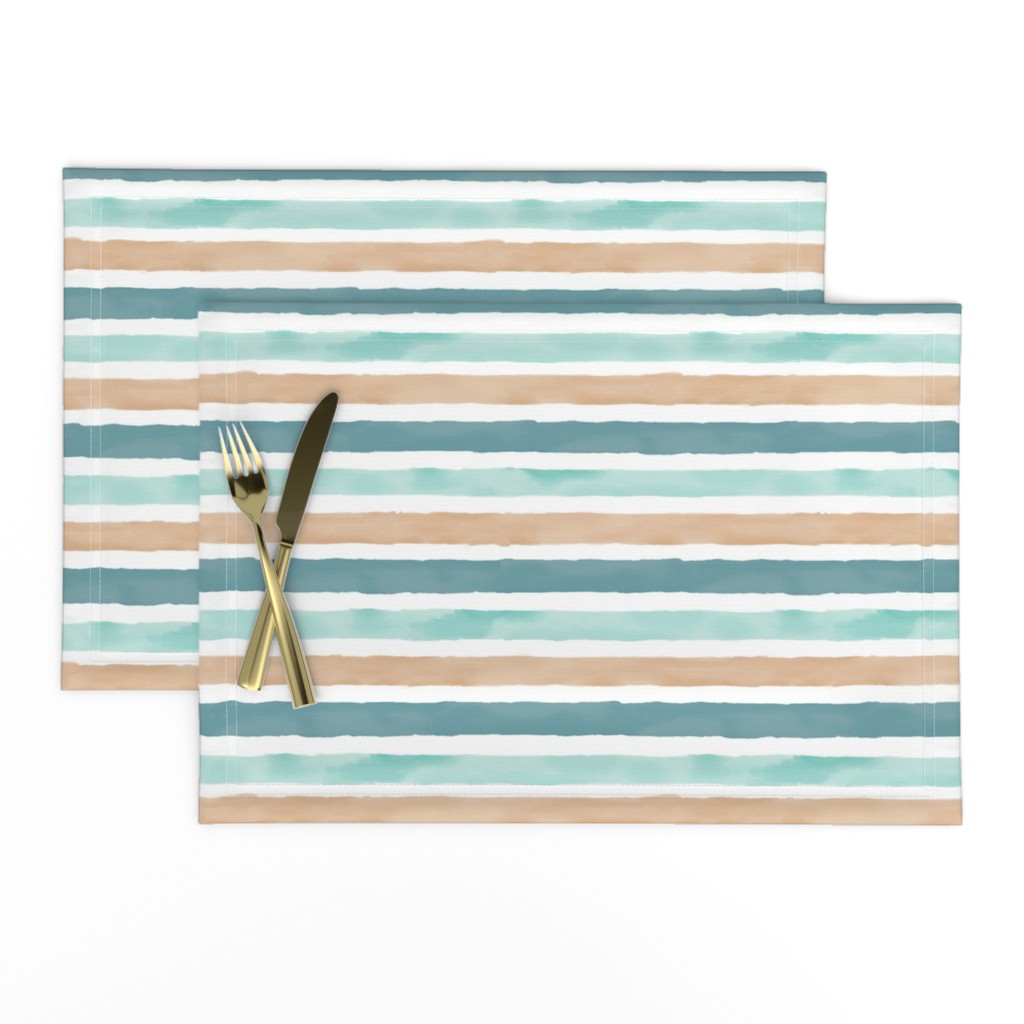 Large Watercolor Stripe