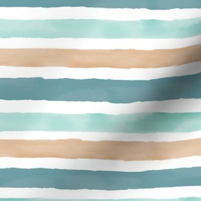 Large Watercolor Stripe