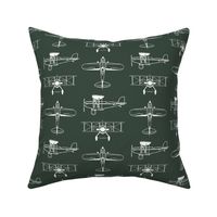 Biplanes on Timber Green // Large