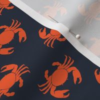 crabs - nautical fabric