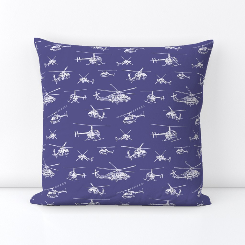 Helicopters on Victoria Violet // Small