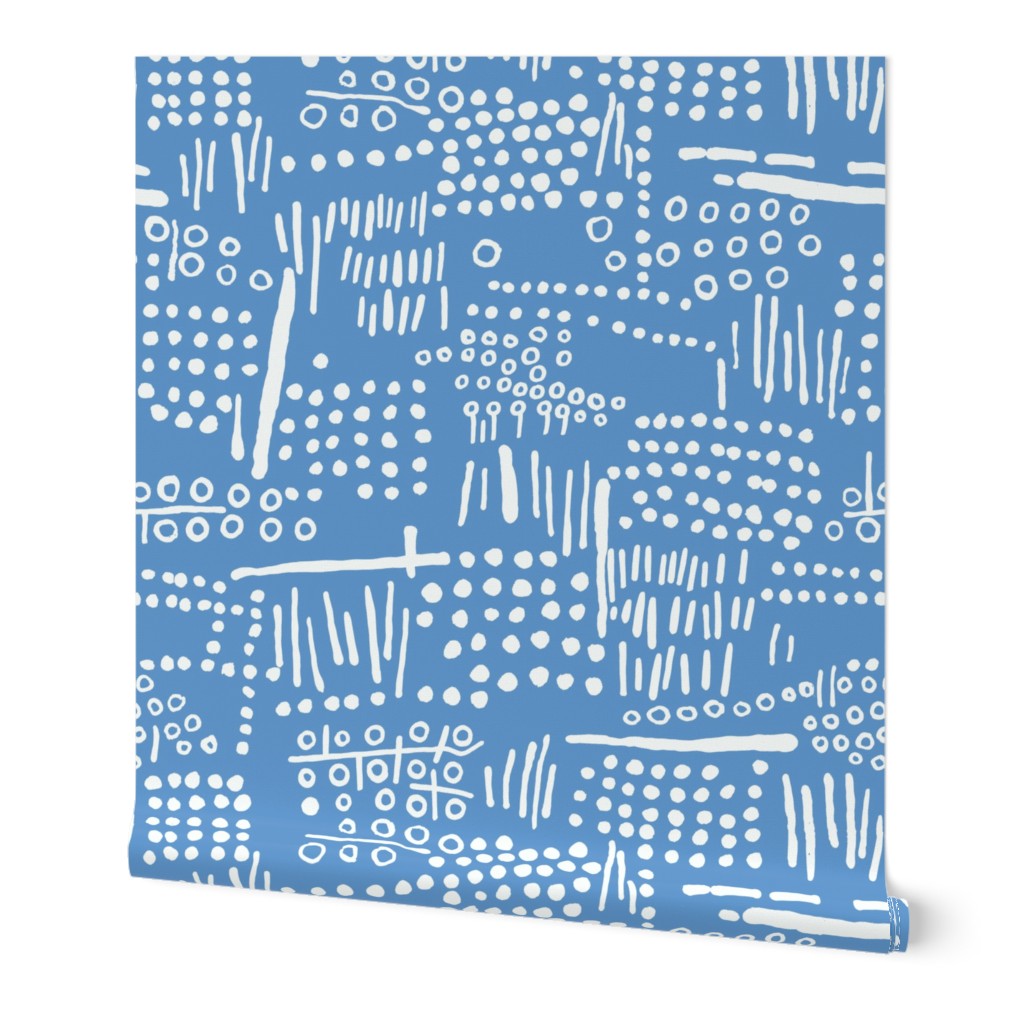 Abstract Tribal (Blue)