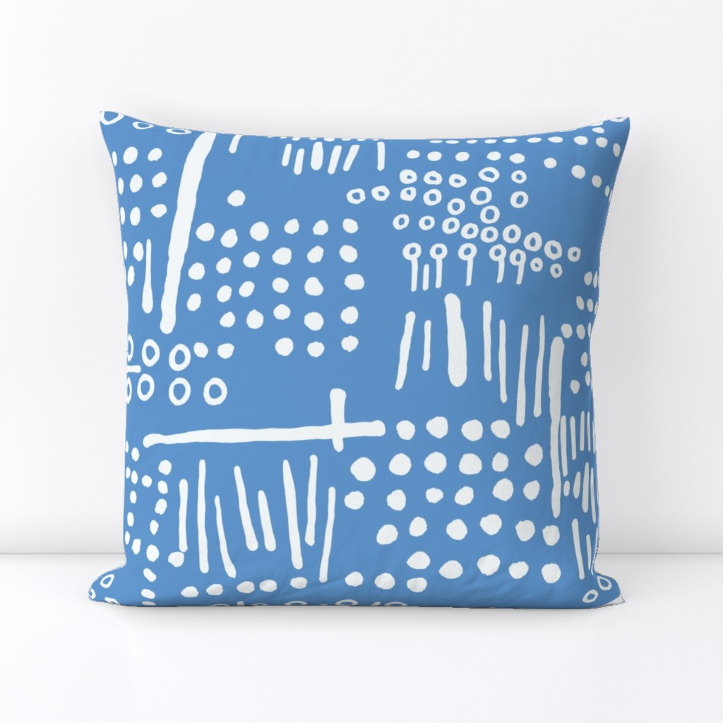 Abstract Tribal (Blue)