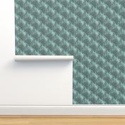 bird feather - teal