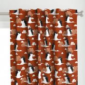 Stork Pattern Orange