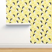 Stork Pattern Yellow