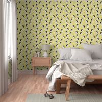 Stork Pattern Yellow