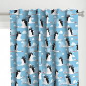 Stork Pattern Blue