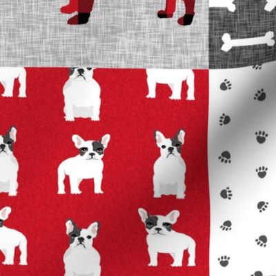 french bulldog black and white coat pet quilt a dog quilt collection