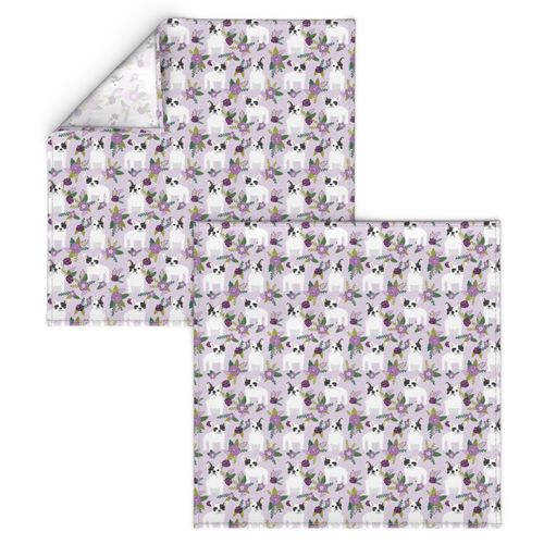 french bulldog black and white coat pet quilt c dog collection floral