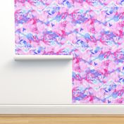 Marble Mist Pink and Blue Large Scale