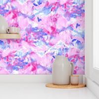 Marble Mist Pink and Blue Large Scale