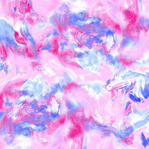 Marble Mist Pink and Blue Large Scale