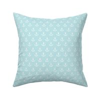 anchors on teal