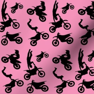 Motocross Rider Mix Pink