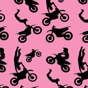 Motocross Rider Mix Pink