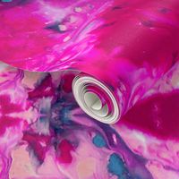 Watercolor Texture Water color Swirl Hot Pink, Magenta, Pink, Light Pink, Teal, Blue