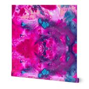 Watercolor Texture Water color Swirl Hot Pink, Magenta, Pink, Light Pink, Teal, Blue