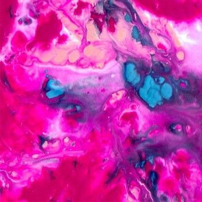 Watercolor Texture Water color Swirl Hot Pink, Magenta, Pink, Light Pink, Teal, Blue